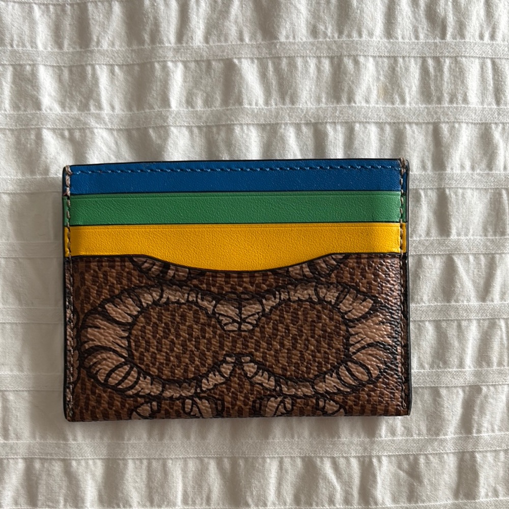 Coach Colorful Card Holder